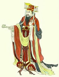 统御万雷人间兵革之事的勾陈上宫天皇大帝, 统御万星的中天紫微北极