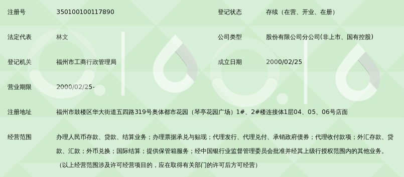 福建海峡银行股份有限公司福州华林支行_360