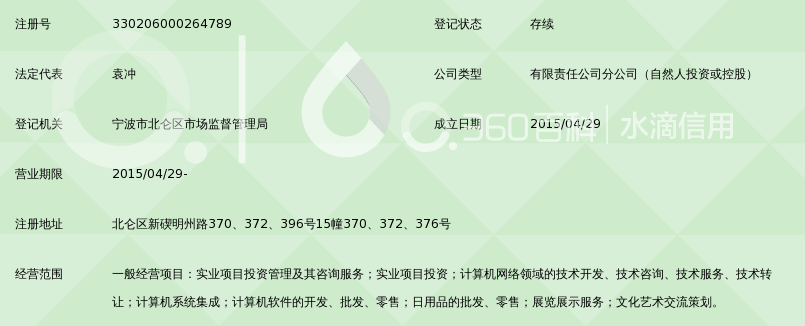 宁波通银资产管理有限公司北仑分公司_360百