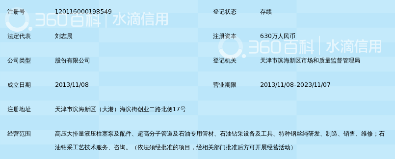 天津市邦浦石油技术装备股份有限公司