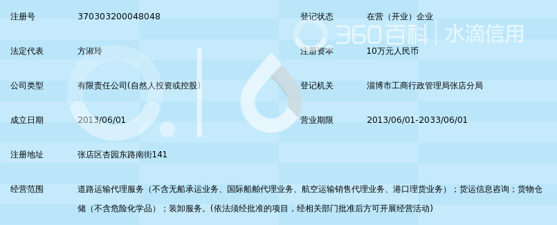 淄博顺玲货运代理有限公司_360百科