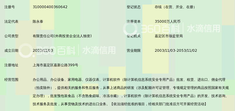 上海震旦办公自动化销售有限公司_360百科