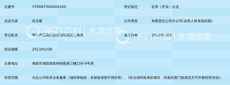 烟台永安国际旅行社有限公司海阳营业部_360