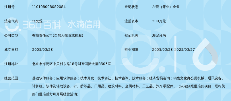 北京蓝信天地软件开发有限公司_360百科