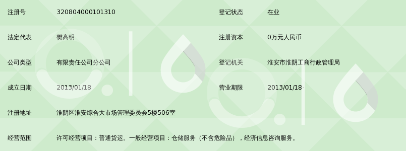 南京奇昌物流有限公司淮安分公司_360百科