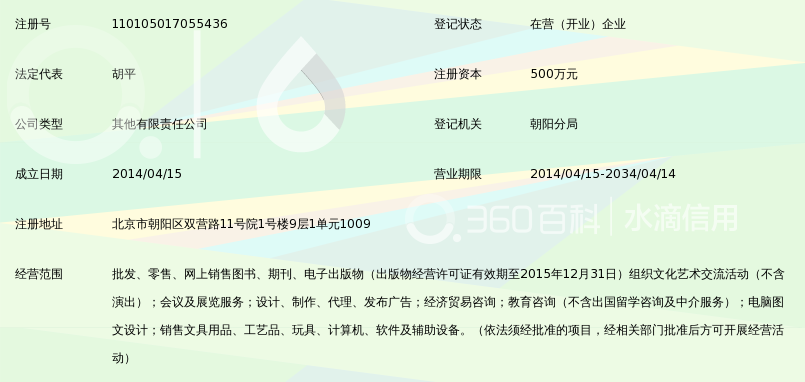 北京晨光之星文化传媒有限公司_360百科