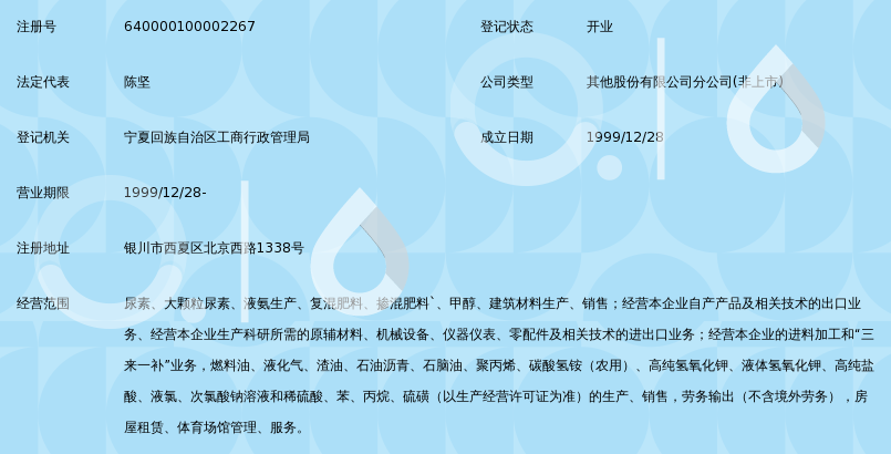 中国石油天然气股份有限公司宁夏石化分公司_