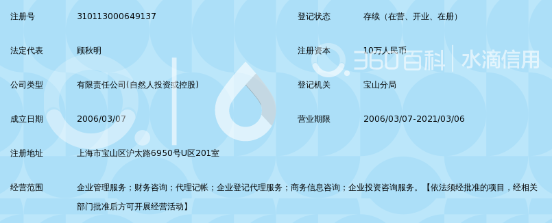 上海宝园财务管理咨询有限公司_360百科