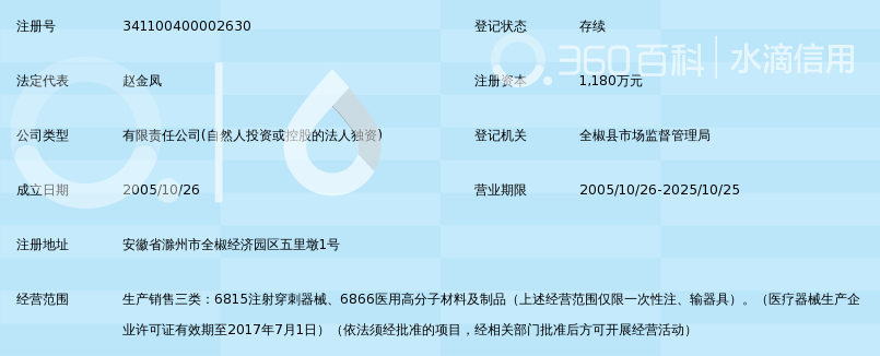 安徽京环医疗用品有限公司_360百科