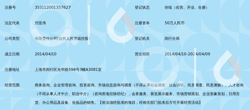 索骥(上海)企业管理咨询有限公司_360百科