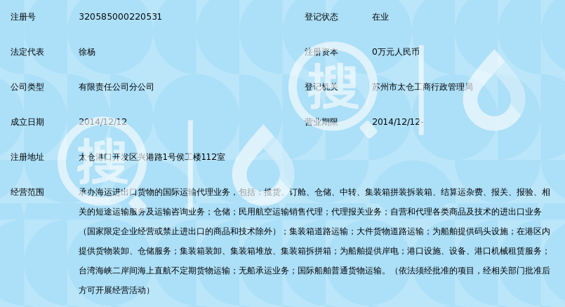 上港集团物流有限公司太仓分公司