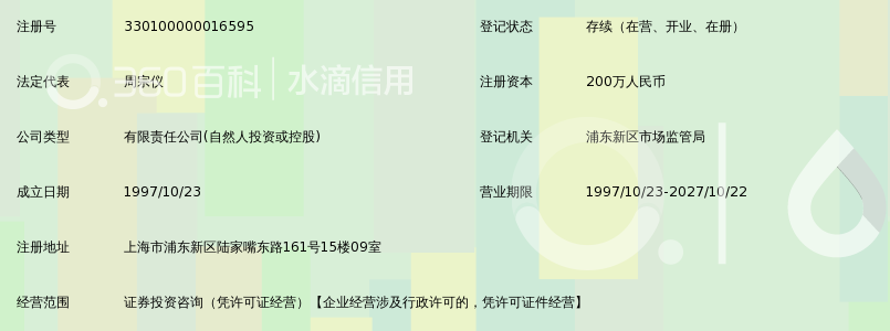 上海海能证券投资顾问有限公司_360百科