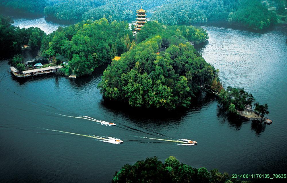 汉中城固桃花岛景区