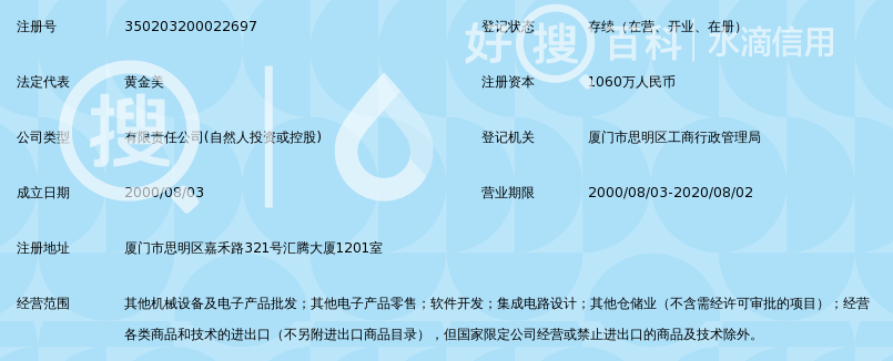 厦门信和达电子有限公司