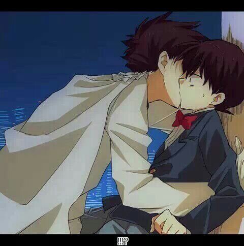 工藤新一黑羽快斗_黑羽快斗和白马探_黑羽快斗壁纸-圈子花园图片