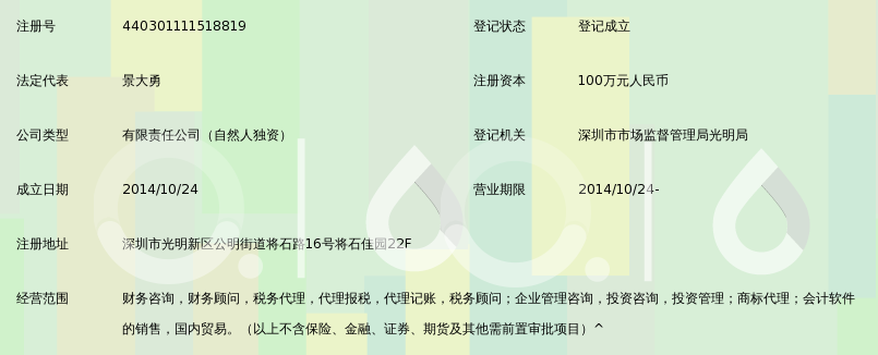 深圳市安永信达财税顾问有限公司_360百科