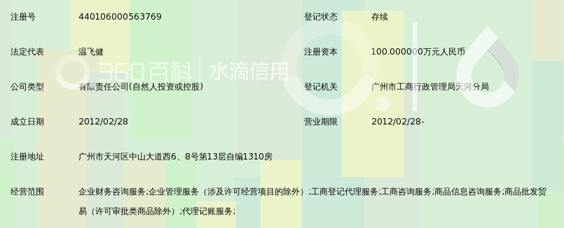 广州永瑞财务咨询有限公司_360百科