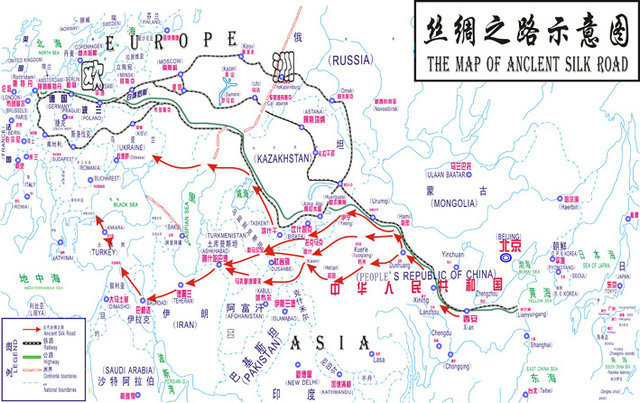 新丝绸之路经济带_丝绸之路图片(3)