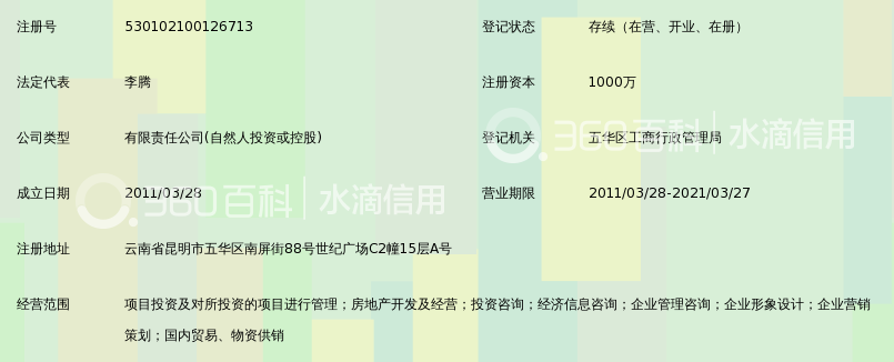 云南大腾投资控股集团有限公司_360百科