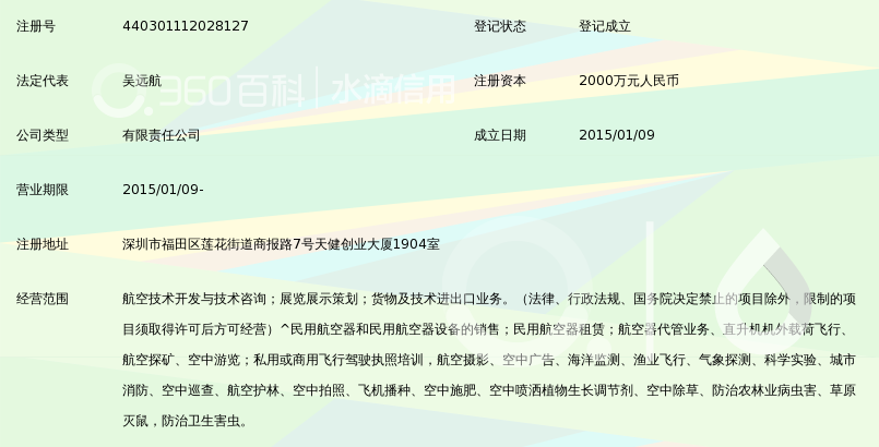 深圳杰恩凯通用航空有限公司_360百科