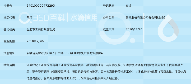 西南证券股份有限公司合肥长江中路证券营业部