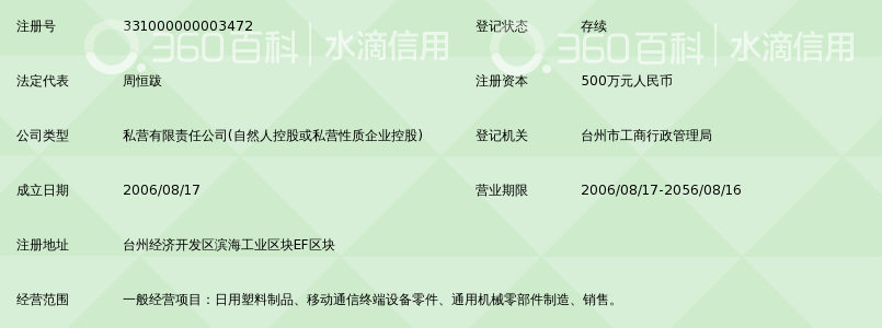 台州恒勃塑业有限公司_360百科