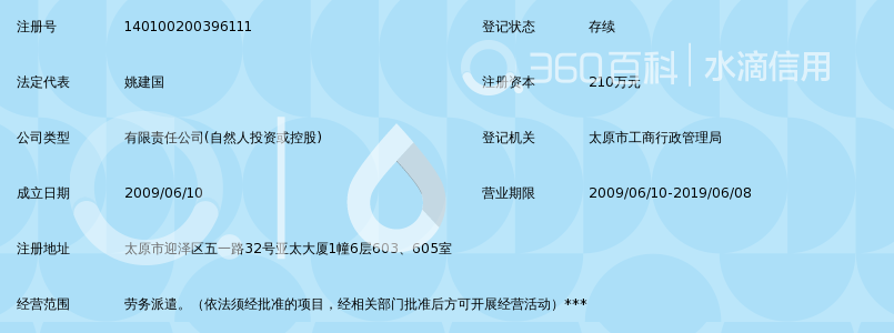 山西正诚伟业劳务有限公司_360百科