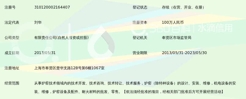 上海兴启炉窑技术有限公司_360百科