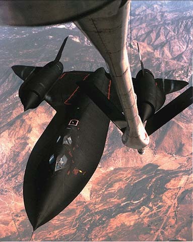 美國sr-71黑鳥高空高速偵察機